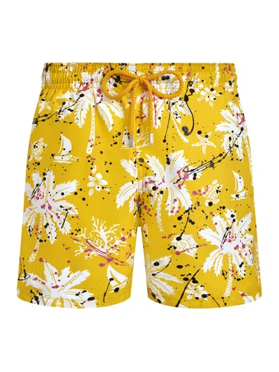 Palm Angels Hawai Splash Men`s Swim Shorts