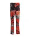 Palm Angels Hawaii Graphic-print Track Pants In Multicolor