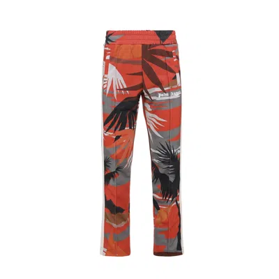 Palm Angels Hawaii Track Pants Men In Orange