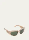 PALM ANGELS HEIGHTS SQUARE ACETATE SUNGLASSES