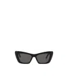 Palm Angels Hermosa Square-frame Sunglasses In Black