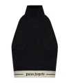 Palm Angels Halterneck Ribbed Top In Black