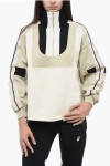 Palm Angels Panelled Half-zip Jacket