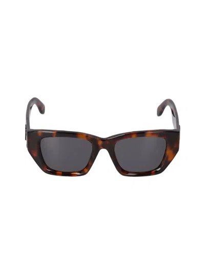 Palm Angels Hinkley Acetate Sunglasses In Havana