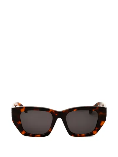 Palm Angels Hinkley Cat-eye Sunglasses In Brown