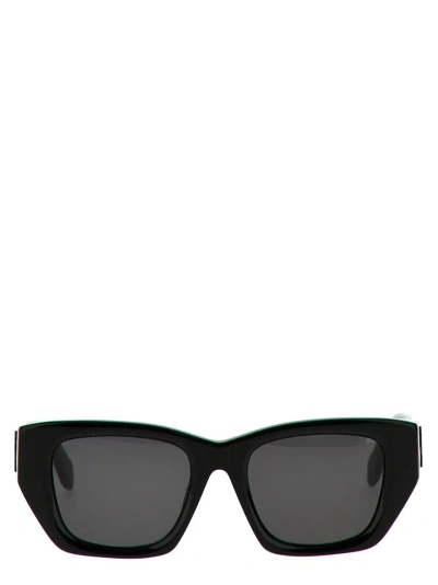 Palm Angels 'hinkley' Sunglasses In Black