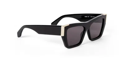 Palm Angels Hollywood Grey Square Unisex Sunglasses Peri099 1007 55 In Black