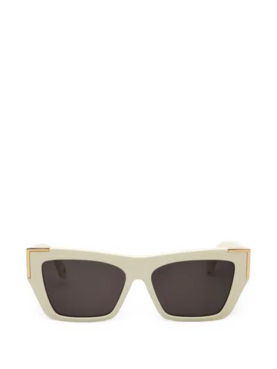 Palm Angels Hollywood Rectangle-frame Sunglasses In Neutral