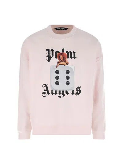 PALM ANGELS 'HOLY PIN UP' CREW NECK SWEATSHIRT