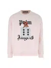 Palm Angels Crew Neck Graphic Print Sweater