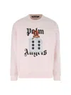 Palm Angels Crew Neck Graphic Print Sweater