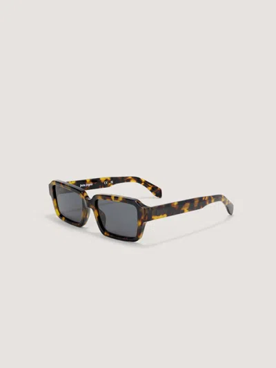 Palm Angels Homer Sunglasses In Shiny Havana