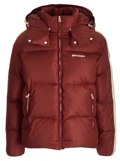 PALM ANGELS HOODED DOWN JACKET