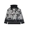 PALM ANGELS PALM ANGELS HOODED PRINTED SHIRT