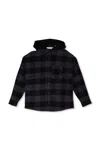 Palm Angels Logo-print Cotton Shirt In Black