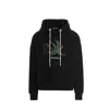 Palm Angels Oversize Broken Palm Graphic Hoodie In Black