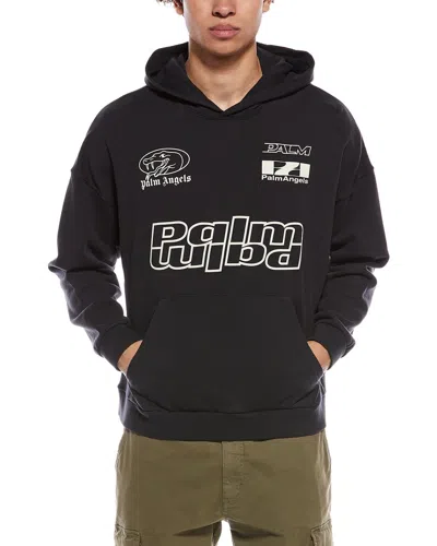 Palm Angels Hooded Sweatshirt In Black
