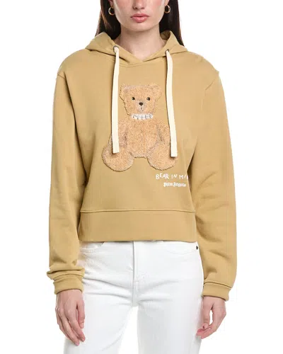 Palm Angels Hooded Sweatshirt In Brown