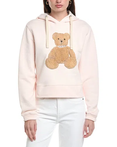 Palm Angels Hooded Sweatshirt In Pink