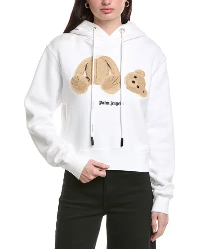 Palm Angels Hooded Sweatshirt In White