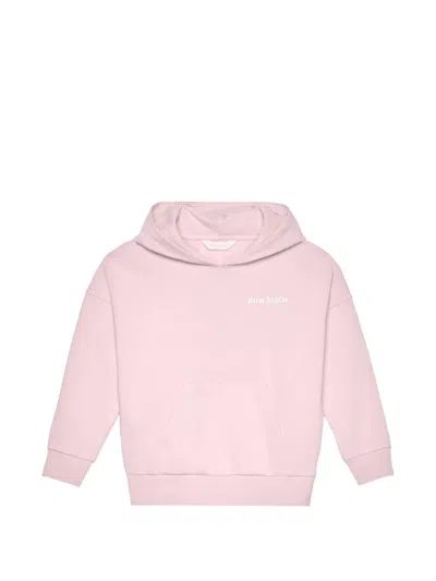 Palm Angels Kids' Hooded Sweatshirt In Pink