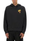 Palm Angels Sweatshirt In Black
