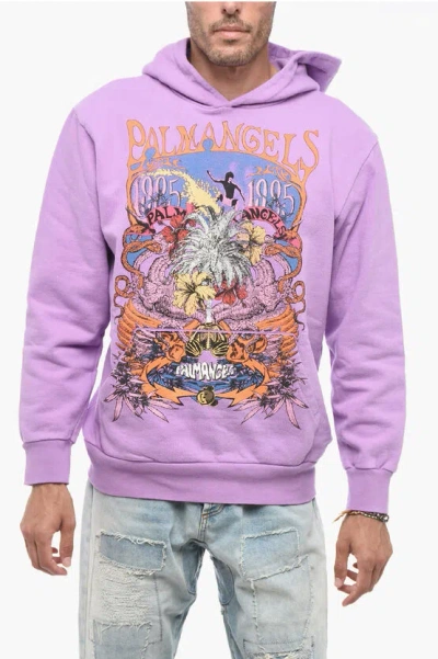 PALM ANGELS HOODIE CONCERT SWEATSHIRT WITH PRINT