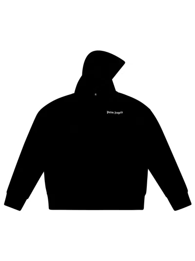Palm Angels Hoodie Logo Back In Black
