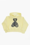 Palm Angels Hoodie With Terry Teddy Embroidery