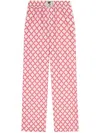 Palm Angels Printed Pant In Pink