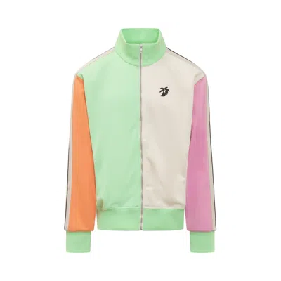 Pre-owned Palm Angels Hunter Colorblock Track Jacket 'light Green' | Men's Size Xs