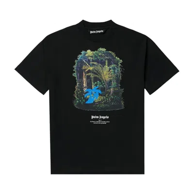 Pre-owned Palm Angels Hunting In The Forest Tee 'black' | Men's Size M