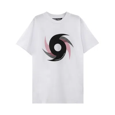 Pre-owned Palm Angels Hurricane Classic Tee 'white' | Men's Size L