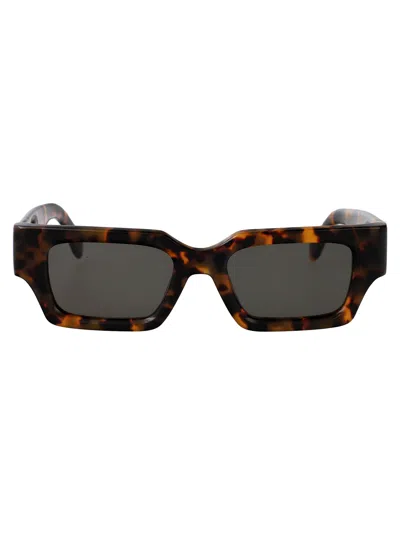 Palm Angels Hyde Sunglasses In Havana Green