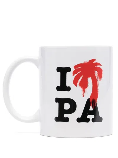 PALM ANGELS I LOVE PA CERAMIC MUG