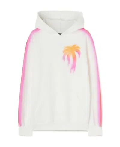 PALM ANGELS I LOVE PA GRAFFITI-PRINT HOODIE