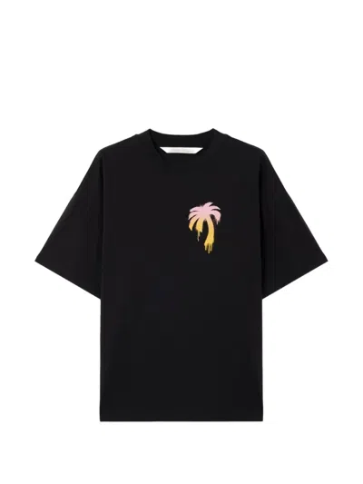 Palm Angels I Love Pa Graphic T-shirt In Black