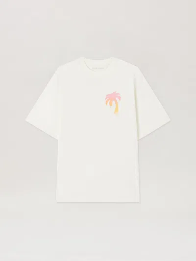 Palm Angels I Love Pa Loose T-shirt In Brown