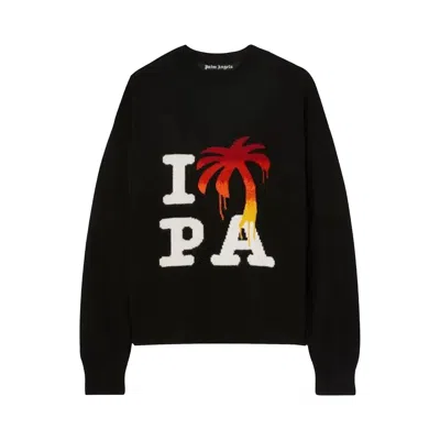 Pre-owned Palm Angels I Love Pa Sweater 'black' | Men's Size S