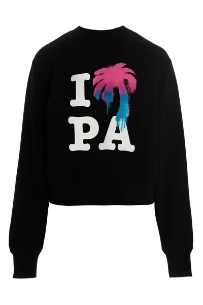 PALM ANGELS PALM ANGELS 'I LOVE PAÂ€™ SWEATSHIRT