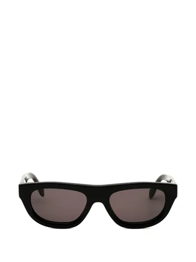Palm Angels Imperial Oval-frame Sunglasses In Metallic