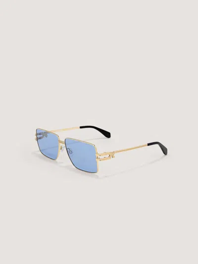 Palm Angels Imperial Sunglasses In Shiny Gold
