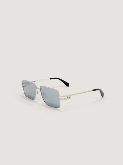 Palm Angels Imperial Sunglasses In Shiny Silver