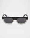 Palm Angels Imperial Two-tone Acetate Sunglasses In Black