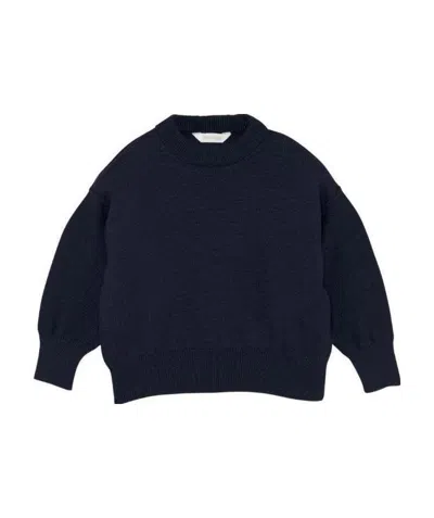 Palm Angels Intarsia-logo Jumper In Black