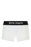 Palm Angels Logo Stretch Cotton Boxer Briefs In Bunt