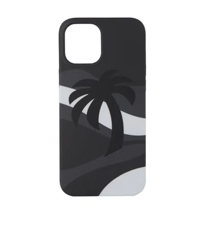 Palm Angels Iphone 12apt 12 Pro Mobile Phone Case In Black