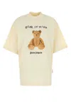 Palm Angels Ivory Cotton Oversize T-shirt