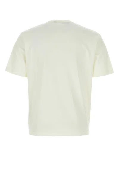 Palm Angels Ivory Cotton T-shirt In Offwhiteof