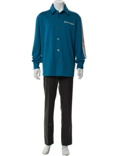 Pre-owned Palm Angels Jacket In Blue